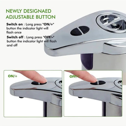 Dispenser electric de sapun lichid pe senzor, Inox