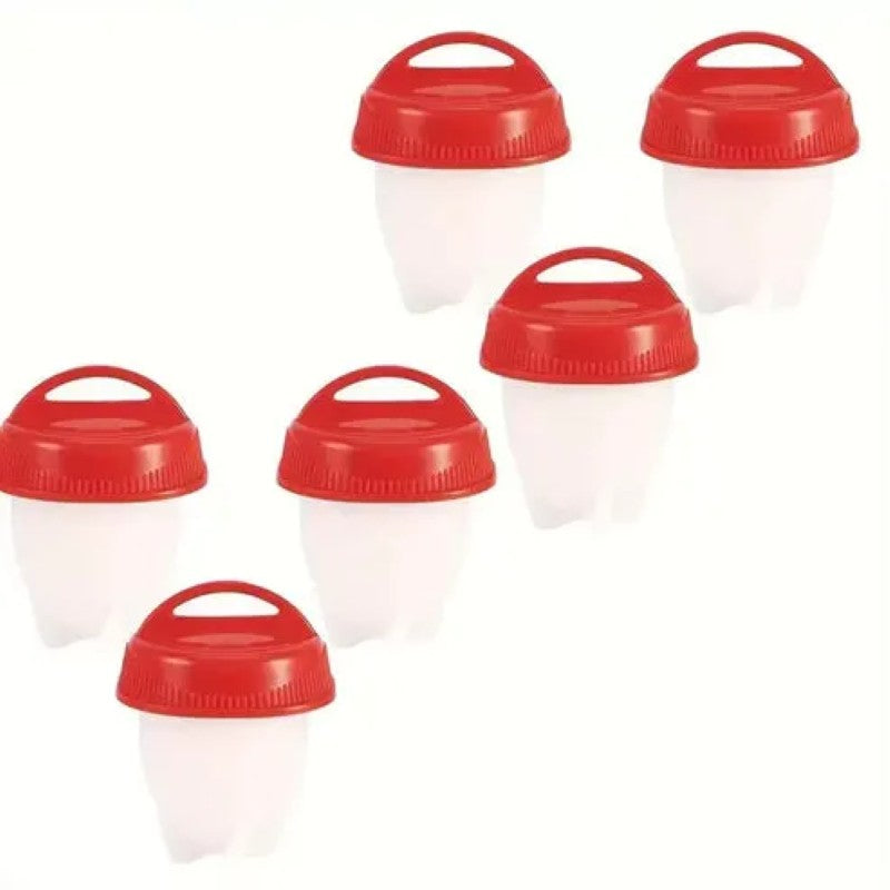 Set 6 forme de silicon EggDishes pentru fiert oua fara coaja 🥚 BESTSELLS