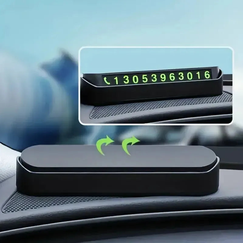 Suport Auto Pentru Numar de Telefon, Pentru Parcare, Numere Magnetice, Negru BESTSELLS