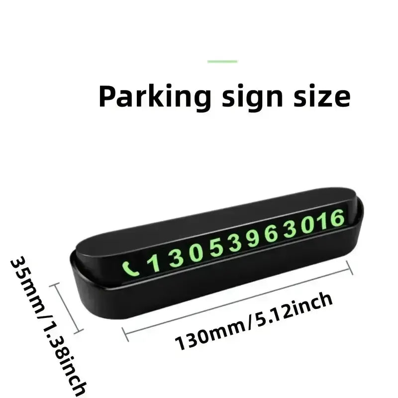 Suport Auto Pentru Numar de Telefon, Pentru Parcare, Numere Magnetice, Negru BESTSELLS