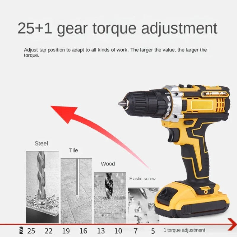 Trusă Bormașină pentru Bricolaj – 2 Acumulatori 48V + 30 Accesorii Incluse BESTSELLS