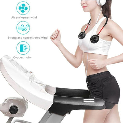 Mini ventilator portabil pentru gat – Racoare oriunde, oricand! 🌬️🔥 BESTSELLS