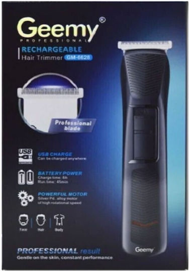 Aparat de tuns HOZRO barba, par si par corp fara firAparat de tuns GM-6628, acumulator, incarcare USB, negru Acumulator 600mAh LI-ION Battery BESTSELLS
